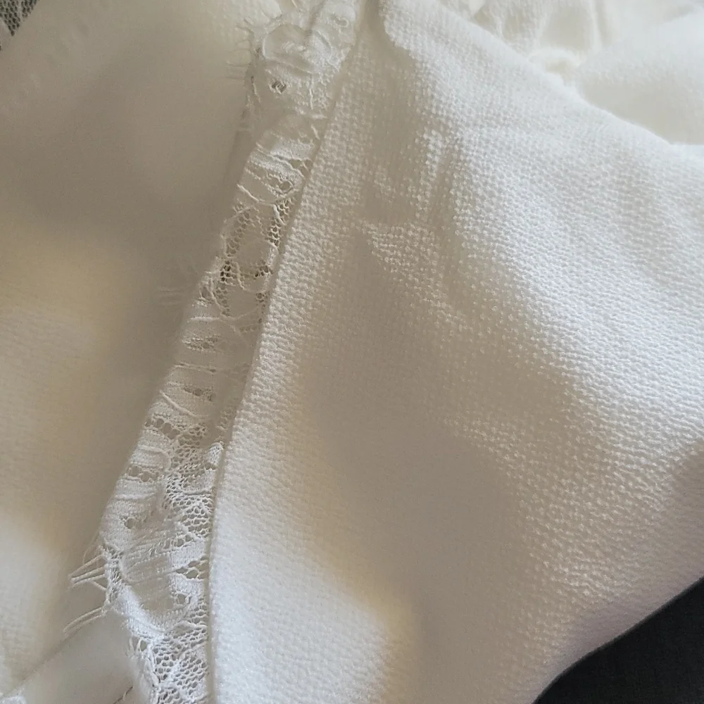 WAYF Cream/White Dress NWT - Picture 10 of 10